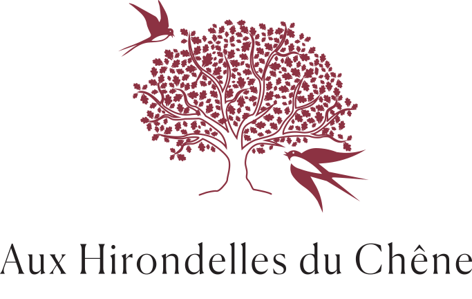 logo Aux hirondelles du Chêne avec texte